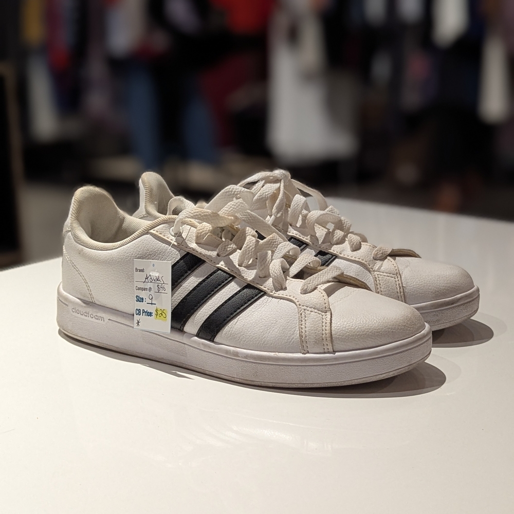 Adidas White and Black Sneakers - Picture 3 of 7